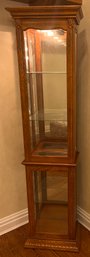 Home Meridian Wooden Lighted Curio Cabinet