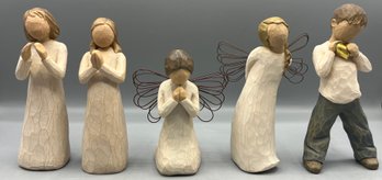 Willow Tree Resin Figurines - 5 Total