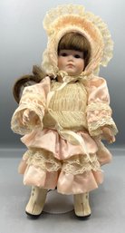 Bradley Porcelain Collectible Doll With Stand #1275/5000