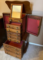 Rosalco The Commodore Collection Solid Wood 8-drawer Jewelry Chest
