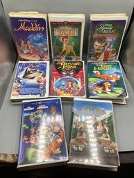 Disney 8 Piece VHS Collection