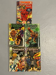 Vintage Marvel Fantastic Four Comic Books - 5 Total