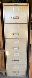 Pearl Desk Company Metal 5-drawer Filing Cabinet - Key Included