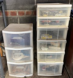 Plastic Storage Containers - 2 Total