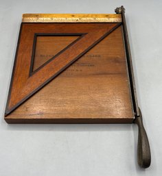 Eastman Kodak Wooden Trimming Board #2 With Triangle Included