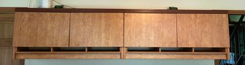 Wooden Storage Wall Cabinets - 2 Total