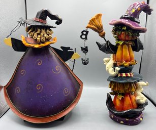 Halloween Decor Figurines - 2 Total