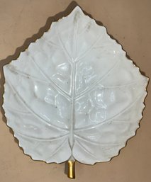 Lenox Handcrafted In Japan Leaf Trinket Dish