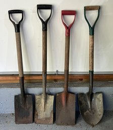 Assorted Shovels - 4 Total