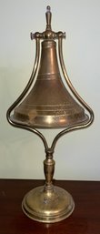 Vintage Brass Bell Style Table Lamp