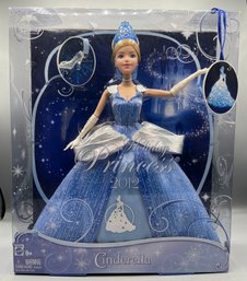 2012 Mattel Holiday Princess Cinderella Doll - NEW With Box #W5567