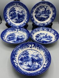 Royal Stafford Fine Earthenware Bowl Set - 5 Total - Made In England