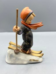 Goebel Hummel Figurine - The Skier - Made In Western Germany