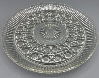 Decorative Cut Glass Dish