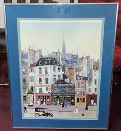 Michel Delacroix Framed Print - Les Halles