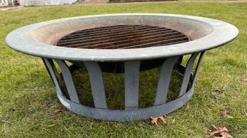 Frontgate Copper Fire Pit With Steel Base