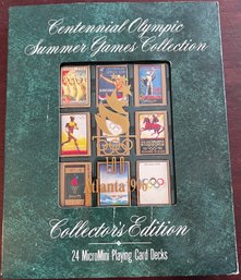 Collectors Edition Centennial Olympic Summer Games 24 Micromini Playing Cards