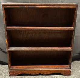 Solid Wood 3-shelf Bookcase