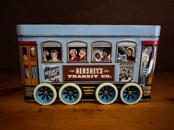 Hershey's Vehicle Series #2 Trolley Tin (wheels Move)