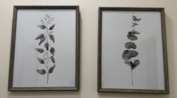Decorative Floral Framed Prints - 2 Total