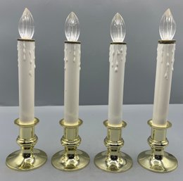 Decorative Battery Operated Faux Candles - 4 Total