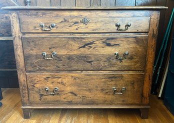 Solid Wood 3-drawer Chest