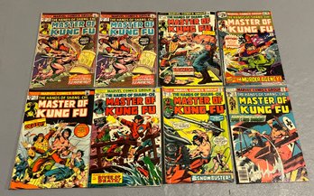 Marvel Master Kung-fu Comic Books - 8 Total