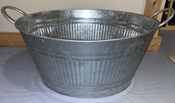 Large Metal Ice Bucket With Handles