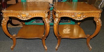 Louis XV Style Accent Tables - 2 Total