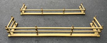 Brass Fireplace Gate Accessories - 2 Total