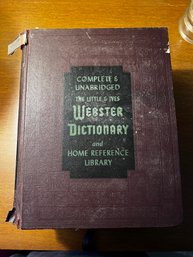 Vintage Websters Dictionary