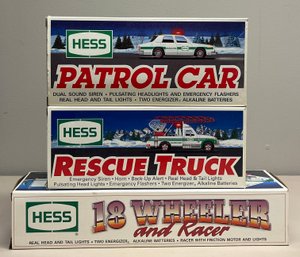 1992/1993/1994 Hess Trucks - 3 Total - Box Included