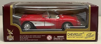 Road Legends Chevy 1957 Corvette 1/24 Scale Diecast Car With Box