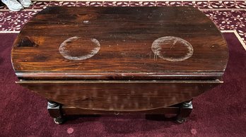 Solid Wood Drop-leaf Coffee Table