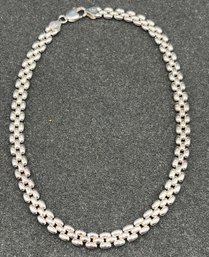 925 Silver Necklace - Made In Italy - .53 OZT