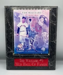 Ted Williams #9 Limited Edition Wall Plaque