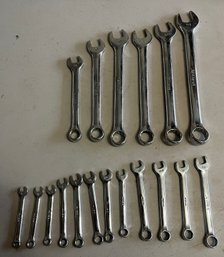 Allied Chrome Finish Wrench Set - 18 Total