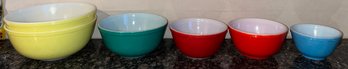 Pyrex Mixing Bowls - 6 Total