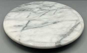 Marble Footed Lazy Suzan Platter