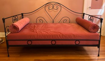 Wrought Iron Cushioned Daybed