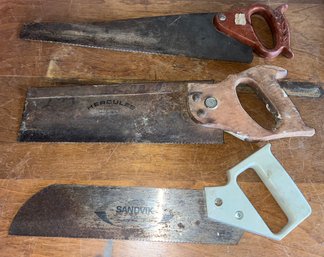 Hand Saws - 3 Total