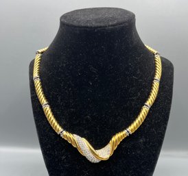 Gold-tone Costume Jewelry Necklace