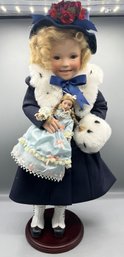 Danbury Mint Limited Edition Shirley Temple 75th Anniversary Porcelain Doll - Miss Gene Marshall And Friends