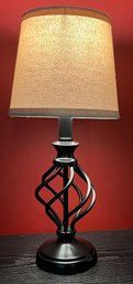 Decorative Metal Swirl Style Table Lamp