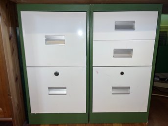 Metal File Cabinets - 3 Total