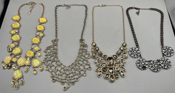 Costume Jewelry Necklaces - 4 Total