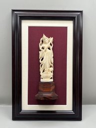 Decorative Goddess Figurine Framed