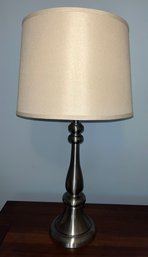 Decorative Stainless Steel Table Lamps - 2 Total