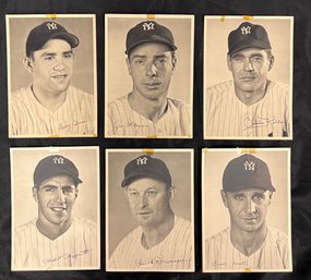 Set Of 6 1940s Yankees Prints