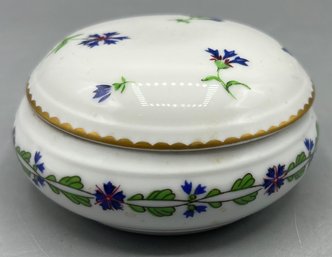 Tiffany And Co. Limoges Villandry Porcelain Trinket Box - Made In France